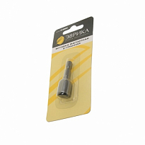 Вставка-головка магнитная ER-90505C, 10мм 3/8" DR 6-гранная L=45мм для шуруповерта в блистере ЭВРИКА